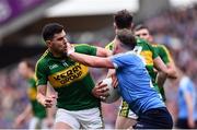 9 April 2017; Philly McMahon of Dublin is tackled by Michael Geaney of Kerry during the Allianz Football League Division 1 Final between Dublin and Kerry at Croke Park in Dublin. Photo by Ramsey Cardy/Sportsfile