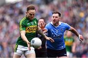 9 April 2017; Darran O'Sullivan of Kerry is tackled by Philly McMahon of Dublin during the Allianz Football League Division 1 Final between Dublin and Kerry at Croke Park in Dublin. Photo by Ramsey Cardy/Sportsfile