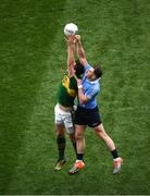 9 April 2017; David Moran of Kerry in action against Philly McMahon of Dublin during the Allianz Football League Division 1 Final match between Dublin and Kerry at Croke Park, in Dublin. Photo by Ray McManus/Sportsfile