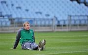 27 September 2011; Ireland flanker Stephen Ferris looks on during squad training ahead of their 2011 Rugby World Cup, Pool C, game against Italy on Sunday. Ireland Rugby Squad Training, Carisbrook Stadium, Dunedin, New Zealand. Picture credit: Brendan Moran / SPORTSFILE