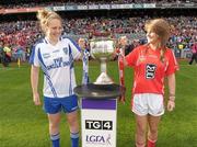 25 September 2011; A general view of the Brendan Martin Cup being brought out on to the pitch. TG4 All-Ireland Ladies Senior Football Championship Final, Cork v Monaghan, Croke Park, Dublin. Photo by Sportsfile