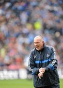 18 September 2011; Dublin manager Pat Gilroy during the warm up before the game. GAA Football All-Ireland Senior Championship Final, Kerry v Dublin, Croke Park, Dublin. Picture credit: Ray McManus / SPORTSFILE