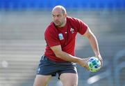 28 September 2011; Ireland hooker Rory Best in action during squad training ahead of their 2011 Rugby World Cup, Pool C, game against Italy on Sunday. Ireland Rugby Squad Training, Carisbrook Stadium, Dunedin, New Zealand. Picture credit: Brendan Moran / SPORTSFILE