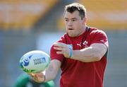 28 September 2011; Ireland prop Cian Healy in action during squad training ahead of their 2011 Rugby World Cup, Pool C, game against Italy on Sunday. Ireland Rugby Squad Training, Carisbrook Stadium, Dunedin, New Zealand. Picture credit: Brendan Moran / SPORTSFILE