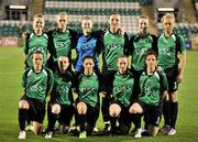 28 September 2011; The Peamount United FC team. UEFA Women's Champions League Round of 32, Peamount United FC v Paris St Germain, Tallaght Stadium, Tallaght, Dublin. Picture credit: David Maher / SPORTSFILE