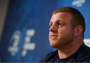 10 April 2017; Sean Cronin of Leinster during a press conference at Leinster Rugby Headquarters in UCD, Dublin. Photo by Stephen McCarthy/Sportsfile