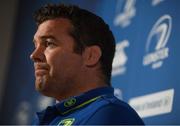10 April 2017; Leinster scrum coach John Fogarty during a press conference at Leinster Rugby Headquarters in UCD, Dublin. Photo by Stephen McCarthy/Sportsfile