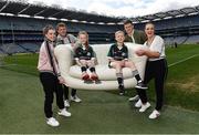 10 April 2017; In attendance at the launch of the Littlewoods Ireland GAA Go Games Provincial Days in Croke Park are, from left, Dublin ladies footballer Noelle Healy, Kerry footballer Donnchadh Walsh, Katie Morely, Conor Curran, Waterford hurler Austin Gleeson and Kildare camogie player Siobhan Hurley . At the event Littlewoods Ireland were joined by their ambassador and Waterford hurler Austin Gleeson, Dublin Ladies footballer Noelle Healy, Kildare camogie player Siobhan Hurley and Kerry footballer Donnchadh Walsh. The GAA Go Games Provincial Days is an initiative which will see 7,000 children take part in mini versions of hurling and football blitzes over the course of two weeks in April. As part of the sponsorship, a special Littlewoods Ireland Lounge was installed in Croke Park for the Go Games. Photo by Ramsey Cardy/Sportsfile