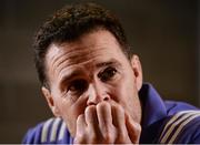 10 April 2017; Munster director of rugby Rassie Erasmus during a press conference at the University of Limerick in Limerick. Photo by Seb Daly/Sportsfile