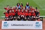 10 April 2017; The Kildavin team, Co Carlow, pose for a photograph during The Go Games Provincial Days in partnership with Littlewoods Ireland -Day 1 at Croke Park in Dublin. Photo by Sam Barnes/Sportsfile