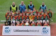 10 April 2017; The Ballinamere Durrow team, Co Offaly, pose for a photograph during The Go Games Provincial Days in partnership with Littlewoods Ireland -Day 1 at Croke Park in Dublin. Photo by Sam Barnes/Sportsfile