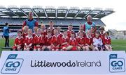 10 April 2017; The Valleymount GAA Team, Co Wicklow, pose for a photograph during The Go Games Provincial Days in partnership with Littlewoods Ireland -Day 1 at Croke Park in Dublin. Photo by Sam Barnes/Sportsfile