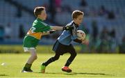 10 April 2017; Eanna Kenny of Simonstown GAA, Co Kildare, in action against Tadgh Doran of Kilcock GAA, Co Kildare, during The Go Games Provincial Days in partnership with Littlewoods Ireland -Day 1 at Croke Park in Dublin. Photo by Sam Barnes/Sportsfile