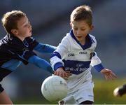11 April 2017; Samuel Dutton Kelly representing St.Vincent's GAA, Dublin, in action against Eóin Mulligan representing St.Jude's GAA, Dublin, during the The Go Games Provincial Days in partnership with Littlewoods Ireland Day 2 at Croke Park in Dublin. Photo by David Maher/Sportsfile