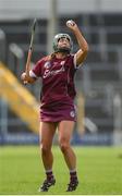 9 April 2017; Heather Cooney of Galway during the Littlewoods National Camogie League semi-final match between Galway and Kilkenny at Semple Stadium in Thurles, Co. Tipperary. Photo by David Fitzgerald/Sportsfile