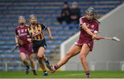 9 April 2017; Rebecca Hennelly of Galway during the Littlewoods National Camogie League semi-final match between Galway and Kilkenny at Semple Stadium in Thurles, Co. Tipperary. Photo by David Fitzgerald/Sportsfile