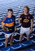 11 April 2017; Ronan Maher, left, of Tipperary and Diarmuid O’Keeffe of Wexford stand for a portrait during an Allianz Hurling League Semi-Final Media Event at Semple Stadium in Thurles, Co Tipperary, ahead of their Allianz Hurling League match in Nowlan Park, Kilkenny this coming Sunday. Photo by Sam Barnes/Sportsfile
