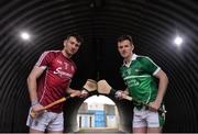 11 April 2017; Pádraic Mannion, left, of Galway and David Dempsey of Limerick stand for a portrait during an Allianz Hurling League Semi-Final Media Event at Semple Stadium in Thurles, Co Tipperary, ahead of their Allianz Hurling League match in the Gaelic Grounds, Limerick this coming Sunday. Photo by Sam Barnes/Sportsfile