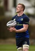 11 April 2017; Dan Leavy of Leinster during squad training at Rosemount in Belfield, UCD, Dublin. Photo by Seb Daly/Sportsfile