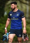 11 April 2017; Mick Kearney of Leinster arrives prior to squad training at Rosemount in Belfield, UCD, Dublin. Photo by Seb Daly/Sportsfile