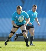30 September 2011; Ireland's Jamie Heaslip in action during squad training ahead of their 2011 Rugby World Cup, Pool C, game against Italy on Sunday. Ireland Rugby Squad Training, Carisbrook Stadium, Dunedin, New Zealand. Picture credit: Brendan Moran / SPORTSFILE