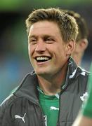 2 October 2011; Ireland out-half Ronan O'Gara after the game. 2011 Rugby World Cup, Pool C, Ireland v Italy, Otago Stadium, Dunedin, New Zealand. Picture credit: Brendan Moran / SPORTSFILE