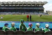 11 April 2017; Members of the Naomh Éanna GAA Club, Co. Wexford, look on during The Go Games Provincial Days in partnership with Littlewoods Ireland Day 2 at Croke Park in Dublin. Photo by Cody Glenn/Sportsfile