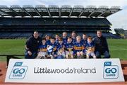 11 April 2017; Players representing Clough/Ballacolla GAA Club, Co Laois, during the The Go Games Provincial Days in partnership with Littlewoods Ireland Day 2 at Croke Park in Dublin. Photo by Cody Glenn/Sportsfile