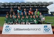 11 April 2017; Players representing Donaghmore Ashbourne GAA Club, Co Meath, during the The Go Games Provincial Days in partnership with Littlewoods Ireland Day 2 at Croke Park in Dublin. Photo by Cody Glenn/Sportsfile