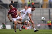 9 April 2017; Fergal Conway of Kildare is tackled by Sean Armstrong of Galway during the Allianz Football League Division 2 Final between Kildare and Galway at Croke Park in Dublin. Photo by Ramsey Cardy/Sportsfile