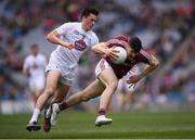 9 April 2017; Damien Comer of Galway in action against Mick O'Grady of Kildare during the Allianz Football League Division 2 Final match between Kildare and Galway at Croke Park in Dublin. Photo by Stephen McCarthy/Sportsfile