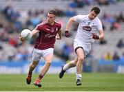 9 April 2017; Eamonn Brannigan of Galway in action against Fionn Dowling of Kildare during the Allianz Football League Division 2 Final match between Kildare and Galway at Croke Park in Dublin. Photo by Stephen McCarthy/Sportsfile