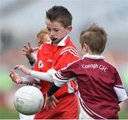 11 April 2017; A general view of action between Caragh GAA Club, Co. Kildare, and St. Brides GAA Club, Co. Louth, during the The Go Games Provincial Days in partnership with Littlewoods Ireland Day 2 at Croke Park in Dublin. Photo by David Maher/Sportsfile