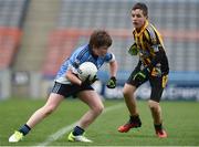 12 April 2017; Padraig Kane representing Allen Gaels GAA Club, Co. Leitrim, in action against William Moran representing Parke GAA Club, Castlebar, Co. Mayo, during The Go Games Provincial Days in partnership with Littlewoods Ireland Day 3 at Croke Park in Dublin. Photo by David Maher/Sportsfile