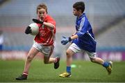 12 April 2017; Shane Heffernan, representing Tuam Stars GAA Club, Co Galway, in action against Josh McGarry, representing St. Ronan's GAA Club, Co Roscommon, during The Go Games Provincial Days in partnership with Littlewoods Ireland Day 3 at Croke Park in Dublin. Photo by Cody Glenn/Sportsfile