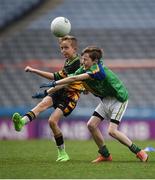 12 April 2017; Mikey Keadin, representing Michael Glaveys GAA Club, Co Roscommon, in action against Shane Gallagher, representing St Brigids GAA Club, Co Roscommon, during The Go Games Provincial Days in partnership with Littlewoods Ireland Day 3 at Croke Park in Dublin. Photo by Cody Glenn/Sportsfile