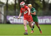 9 April 2017; Finola Neville of Cork during the Littlewoods National Camogie League semi-final match between Cork and Limerick at Pairc Ui Rinn, in Cork. Photo by Matt Browne/Sportsfile