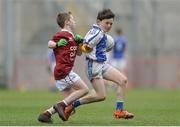 13 April 2017; Lorcan Bourke representing Kiltimagh GAA Club, Co. Mayo, in action against Patrick McHale representing Balla GAA cLub Co. Mayo, during the Go Games Provincial Days in partnership with Littlewoods Ireland Day 4 at Croke Park in Dublin. Photo by Eóin Noonan/Sportsfile