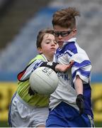 13 April 2017; Liam Crowe representing St Marys GAA Club, Co. Leitrim, in action against Donnacha McGowan representing Farnans GAA Club, Co. Sligo, during the Go Games Provincial Days in partnership with Littlewoods Ireland Day 4 at Croke Park in Dublin. Photo by Seb Daly/Sportsfile