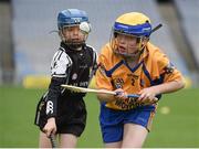 13 April 2017; Eóin Ward O'Mara representing Portumna GAA Club, Co. Galway, in action against Darren Moran representing Padraig Pearses GAA Club, Co. Galway, during the Go Games Provincial Days in partnership with Littlewoods Ireland Day 4 at Croke Park in Dublin. Photo by Seb Daly/Sportsfile