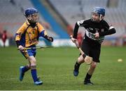 13 April 2017; Darragh Roache representing Padraig Pearses GAA Club, Co. Galway, in action against Shane Cleary representing Portumna GAA Club, Co. Galway, during the Go Games Provincial Days in partnership with Littlewoods Ireland Day 4 at Croke Park in Dublin. Photo by Seb Daly/Sportsfile