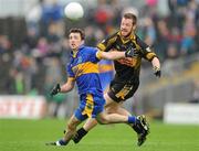 2 October 2011; Paul Rispin, Summerhill, in action against Michael Ahern, Dunshaughlin. Meath County Senior Football Championship Final, Dunshaughlin v Summerhill, Pairc Tailteann, Navan, Co. Meath. Picture credit: Pat Murphy / SPORTSFILE