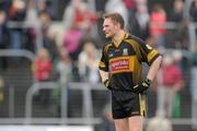 2 October 2011; Caoimhin King, Dunshaughlin, shows his disappointment after the game ended in a draw. Meath County Senior Football Championship Final, Dunshaughlin v Summerhill, Pairc Tailteann, Navan, Co. Meath. Picture credit: Pat Murphy / SPORTSFILE