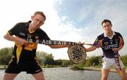 3 October 2011; All-Ireland finalists Colm Cooper, Dr. Crokes, left, and Kevin Nolan, Kilmacud Crokes, are aiming to make it back to Croke Park in their club colours. The players were at Faughs GAA Club, Dublin, for the launch of the 2011/2012 AIB GAA Club Championships. Picture credit: Pat Murphy / SPORTSFILE