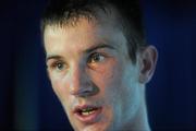 3 October 2011; John Joe Nevin, Cavan B.C., representing Ireland, following his 56kg bout victory over Akhil Kumar, India. Nevin advanced to the Last 16 with a 21-14 victory. 2011 AIBA World Boxing Championships - Last 32, John Joe Nevin v Akhil Kumar. Heydar Aliyev Sports and Exhibition Complex, Baku, Azerbaijan. Picture credit: Stephen McCarthy / SPORTSFILE
