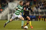 14 April 2017; Gary Shaw of Shamrock Rovers in action against Kyle McFadden of Sligo Rovers during the SSE Airtricity League Premier Division match between Shamrock Rovers and Sligo Rovers at Tallaght Stadium in Tallaght, Dublin. Photo by Matt Browne/Sportsfile