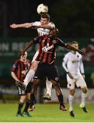 14 April 2017; Garry Buckley of Cork City in action against Fuad Sule of Bohemians during the SSE Airtricity League Premier Division match between Bohemians and Cork City at Dalymount Park in Dublin. Photo by David Maher/Sportsfile