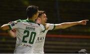 14 April 2017; Garry Buckley, right, of Cork City celebrates after scoring his side's second goal with team-mate Shane Griffin during the SSE Airtricity League Premier Division match between Bohemians and Cork City at Dalymount Park in Dublin. Photo by David Maher/Sportsfile