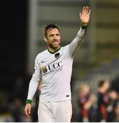 14 April 2017; Alan Bennett of Cork City celebrates after the SSE Airtricity League Premier Division match between Bohemians and Cork City at Dalymount Park in Dublin. Photo by David Maher/Sportsfile