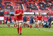 15 April 2017; Peter O’Mahony of Munster following their victory in the Guinness PRO12 match between Munster and Ulster at Thomond Park in Limerick. Photo by Ramsey Cardy/Sportsfile